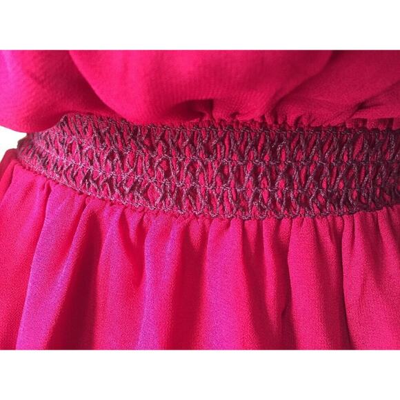 Altuzarra X Target Women's Red Ruby Gold Sequins Stitching Blouson Dress 4 - Picture 8 of 9